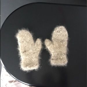 Angora Wool Mittens